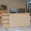 Thanh lý quầy lễ tân gỗ MDF 2m3x90cm giao nhanh