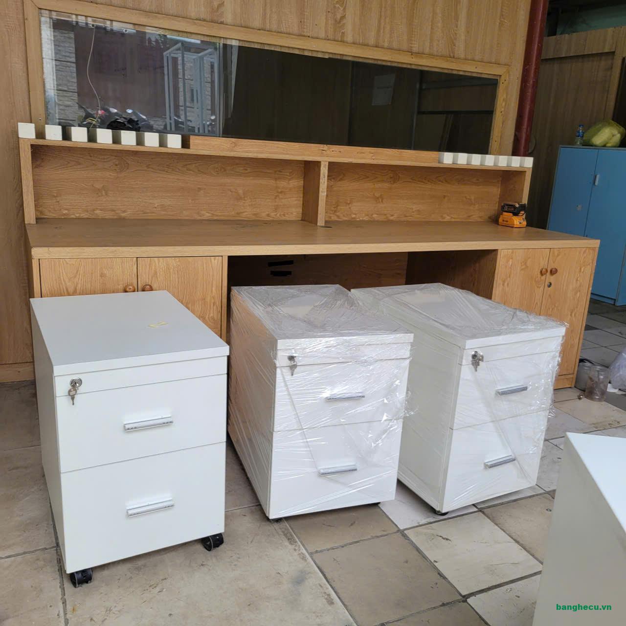 Hộc tủ di động cabinet 2 ngăn mới 90%