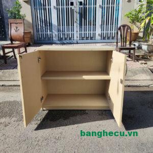 Alternative view of Tủ hồ sơ tài liệu thấp 2 cánh như mới