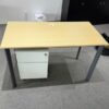 Bộ bàn làm việc chân sắt kèm tủ cabin mới 98%