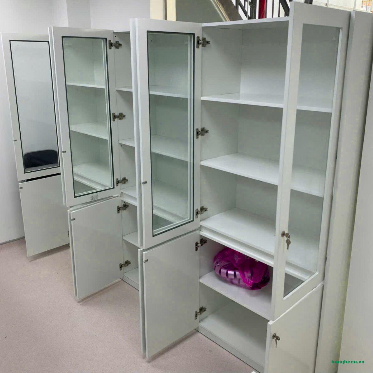 Tủ hồ sơ màu trắng 2m tồn kho thanh lý - Ảnh 2