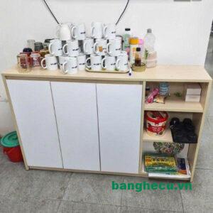 Tủ hồ sơ thấp cũ 4 cánh 1m6 mới 90%