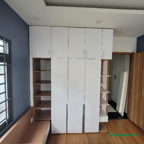 Tủ quần áo kịch trần 4 cánh gỗ MDF cao cấp như mới