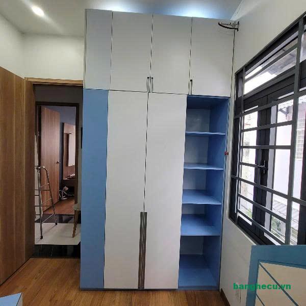 Tủ quần áo gỗ MDF kịch trần 1m5x2m7 như mới