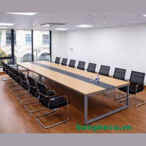 Bàn họp chân sắt 4m cho 16 người mới 100%