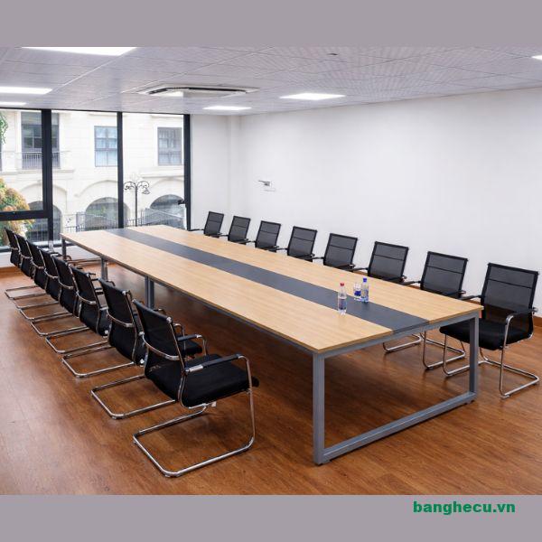 Bàn họp chân sắt 4m cho 16 người mới 100%