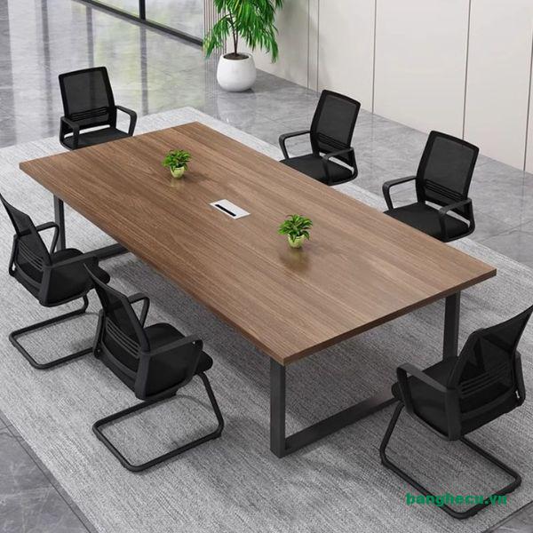 Bàn họp chân sắt 2m8 mới 100%