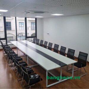 Thanh lý bàn họp chân sắt 6m 18 người hàng mới 99%