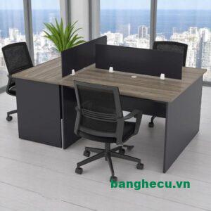 Cụm bàn làm việc 3 người hiện đại giá tốt