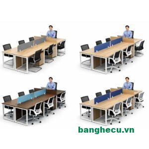Alternative view of Cụm bàn làm việc 7 chỗ có vị trí Trưởng nhóm