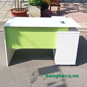 Thanh lý bàn làm việc lãnh đạo góc L mới 90%