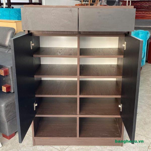 Tủ giày 2 cánh gỗ công nghiệp tồn kho - Ảnh 2