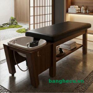 Thanh lý giường gội đầu 2 in 1 bồn sứ giá rẻ