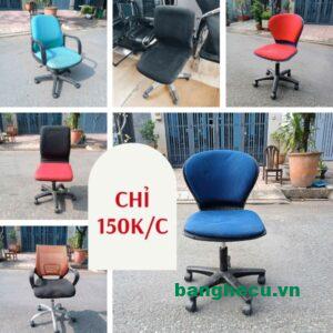 Xả Kho 100+ Ghế Xoay Văn Phòng Giá Rẻ Từ 150K – Hàng 80–90%