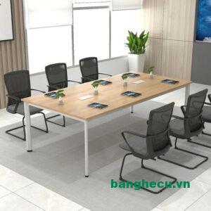 Bàn họp văn phòng chân Elip 2m4 hiện đại mới 100%