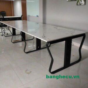 Bàn họp 10-14 người chân sắt nhập khẩu mới 100%